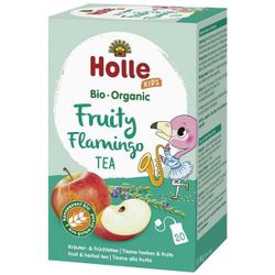 Ceai pentru copii Holle Bio Organic Fruity Flamingo (3 ani+), 20 pliculețe