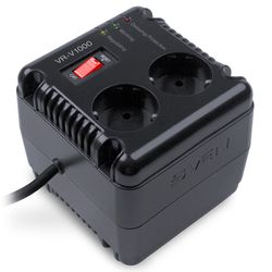 Stabilizer Voltage SVEN  VR-V1000  max.500W, Output sockets: 2 × CEE 7/4