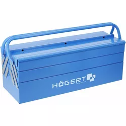 купить Система хранения инструментов Hoegert HT7G078 ящик металический, 5 отсеков 530×205×200 мм в Кишинёве 