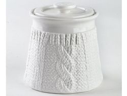 Емкость керамическая 500ml Tognana Pullover, белая