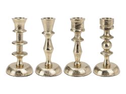 Подсвечник металлический 13cm, золотой