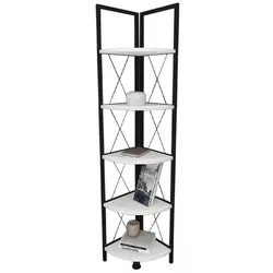 cumpără Etajeră Fabulous 5 Shelves (White/Black) în Chișinău 