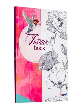 Женский ежедневник Positive book, красный, англ