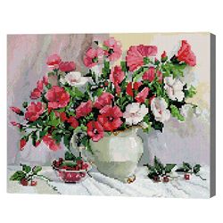 Осенний букет, 40x50 см, алмазная мозаика, QA204503
