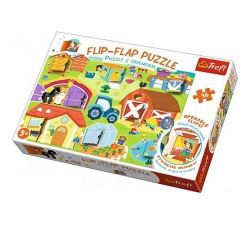 Puzzle „36 Puzzle flip-flap” - La fermă ”, cod 40527