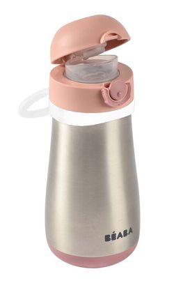 Термос из нержавеющей стали Beaba Old Pink 350 мл
