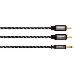 cumpără Cablu pentru AV Hama 127077 3.5mm jack 2xRCA plug 1.5m în Chișinău 