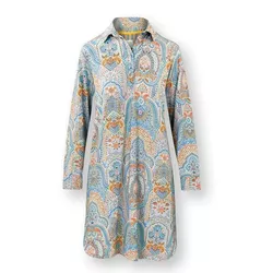 купить Домашний текстиль Pip Studio 51.503.678 Daaltje Long Sleeve Nightdress Jabali Blue S Blue в Кишинёве 