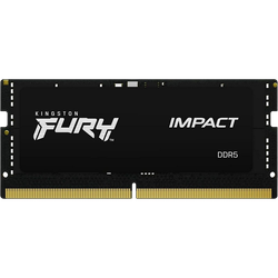 16GB DDR5-5600MHz SODIMM Kingston FURY Impact (KF556S40IB-16), CL40, 1.1V, Intel XMP 3.0, Black