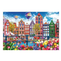 cumpără Puzzle Trefl 26221 Puzzle 1500 Amsterdamul colorat în Chișinău 
