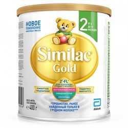 Similac Gold 2 молочная смесь, 6-12 мес. 400 г