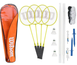Set badminton (4 palete + 3 fluturasi + stand + plasa + husa) Wilson WRT8754003 (5672)