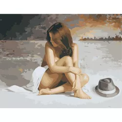 купить Картина по номерам Richi (04168) Nude 40x50 в Кишинёве 
