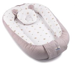cumpără Cocon pentru bebelusi PernaMea Babynest Buline Mov (PM.100927/13) în Chișinău 