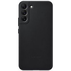 купить Чехол для смартфона Samsung EF-VS906 Leather Cover Black в Кишинёве 