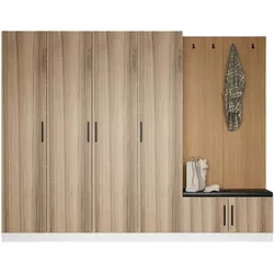 cumpără Mobilă pentru antreu Trendy Noe-8303, 270x210x35cm (GTR004018) în Chișinău 