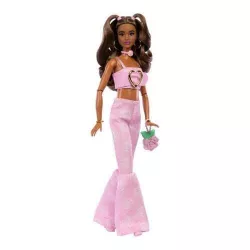 купить Кукла Barbie JJN72 Fashion Doll într-un top roz și blugi evazați в Кишинёве 