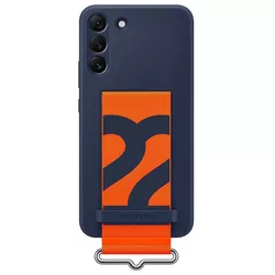cumpără Husă pentru smartphone Samsung EF-GS906 Silicone with Strap Cover Navy în Chișinău 