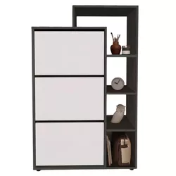 cumpără Raft pentru încălțăminte Bofigo Обувница 18-04-81 Anthracite/White în Chișinău 