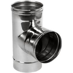 купить Дымоход miscellaneous Тройник нержавеющая сталь CF 87* D180/250 (304/304) VU в Кишинёве 