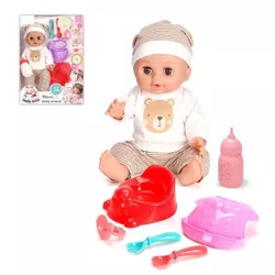 купить Кукла Essa WZB901-4 Păpușă vorbitoare în pijama cu accesorii в Кишинёве 