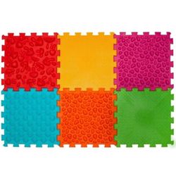 купить Коврик игровой Ortek 12815 Коврик-пазл массажный Мягкий (6 эл.) в Кишинёве 