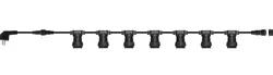 купить Гирлянда Horoz 71831 CARNAVAL-F10, 500W, E27x10, cablu 2x0.94mm², 10m, 220V, IP44 (022-002-0010) в Кишинёве 