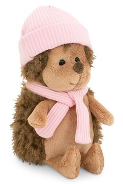 купить Мягкая игрушка Orange Toys OS001-219/15A Fluffy the Hedgehog in pink hat 15cm в Кишинёве 