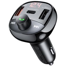 cumpără Modulator MP3 FM Remax RCC331 54W PD+QC Black în Chișinău 