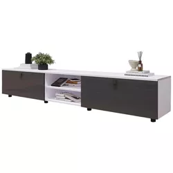 купить Тумба напольная для TV Mobildor-Lux ZEN (240x35x38H cm) PAL 8681, MDF SL-09 в Кишинёве 
