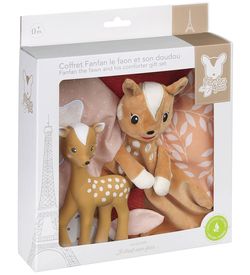 cumpără Jucărie Sophie la Girafe 850808 Set jucarie doudou Fanfan + Fanfan în Chișinău 
