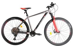 cumpără Bicicletă Crosser SOLO 29" 21 21S Shimano+Logan Hidraulic/29" 075-C-21 Grey/Orange N1R4-6 în Chișinău 