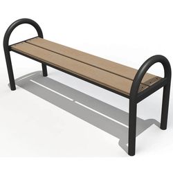 купить Комплектующий элемент для детской площадки Copfer PTP049 Скамейка 1,2 м (для бетонирования в грунт) в Кишинёве 