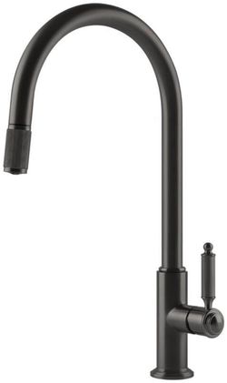 купить Смеситель кухонный Gessi 60622-707 Venti20 Black Metal Brushed PVD в Кишинёве 