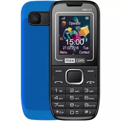 купить Телефон мобильный Max Com MM 135, Black/Blue в Кишинёве 