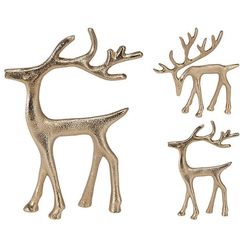 купить Декор Promstore 52562 Statueta Cerb in picioare 15x16cm, aurie в Кишинёве 