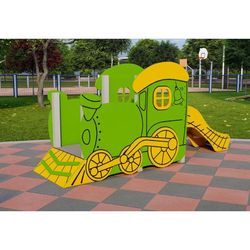 купить Детская площадка PlayPark 1254 Поезд с горкой ДС-54 в Кишинёве