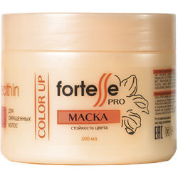 Mască pentru păr vopsit, ACME Fortesse PRO, 300 ml., COLOR UP - stabilizator de culoare