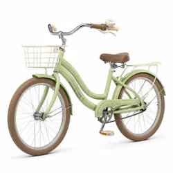 купить Велосипед New World TN24R65-1 Bicicleta cu 2 roti, 18", verde-deschis, 2820D в Кишинёве 