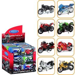 cumpără Mașină Welly 19660-24PWD(23A) Motociclete metalice de colecție 1:18 Welly , 8 modele în Chișinău 