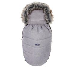 Конверт в коляску Womar Zaffiro Frosto Plush Melange Light Grey