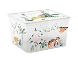 Cutie cu capac C-box Cube Tropical 27l, 40X34XH25cm
