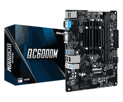 MB ASRock QC6000M (Quad-Core AMD E2-6110/2xDDR3/2xSATA2/Com, mATX)