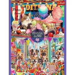 cumpără Puzzle Trefl 37495 Puzzle 2x500. Prieteni pufoși în Chișinău 
