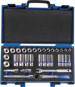 cumpără Set de unelte de mână King Tony 3033MRV набор 3/8" торцевых головок, 12 гран. 8-22", принадлежностей, 33 пр. în Chișinău 