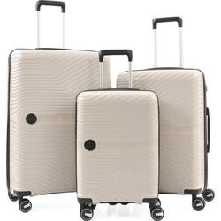 купить Чемодан CCS 5239 Set White/Antrasite в Кишинёве 