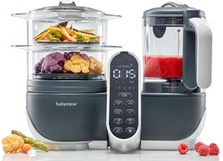 Кухонный комбайн Babymoov Nutribaby+ Industrial Grey