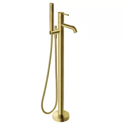 купить Смеситель для ванны Ferro Ciriculus gold BCK11FBG (cada freestanding) в Кишинёве 
