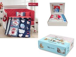 Lenjerie de pat pentru copii NH Baby Bear, coton