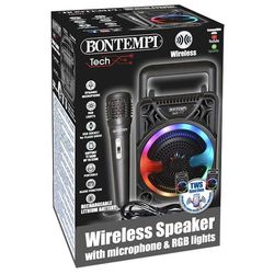 купить Аудио гига-система Bontempi 491000 Набор караоке с микрофоном, светом и подставкой под телефон в Кишинёве 